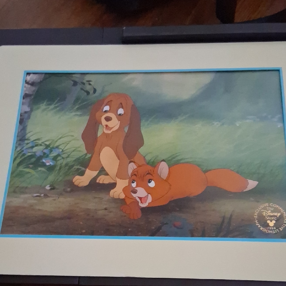 Disney Store Fox and Hound Art Print